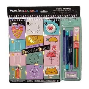 Fashion Angels Food Animals Learn To Draw Activity Set